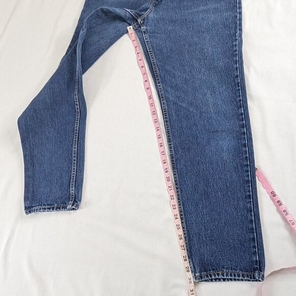 VTG Levi's Dark Wash Denim 512 Slim Fit Tapered Leg Jeans - Picture 7 of 9